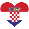Croatia Flag Heart