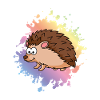 Hedgehog Comic Animal