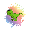Dinosaure T-Rex Comic