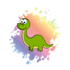 Dinosaur brontosaurus Comic