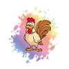 Rooster Comic Animal