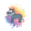 Wolf Comic Animal