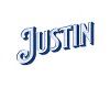 Justin's name personalized
