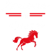 J'Peux j'ai Cheval rouge