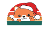 Joyeux Noël Retro Fox Noël