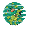 Leprechaun T-Rex Irish Shamrock Dinosaurs