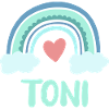 Toni Name Rainbow Baby