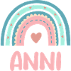 Anni Name Rainbow Baby