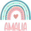 Amalia Name Rainbow Baby