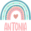 Antonia Name Rainbow Baby