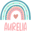 Aurelia Name Rainbow Baby