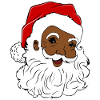 Weihnachtsmann Schwarzer Weihnachtsmann