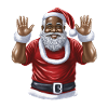 Weihnachtsmann Schwarzer Weihnachtsmann