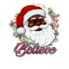 Weihnachtsmann Schwarzer Weihnachtsmann