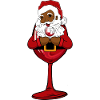 Weihnachtsmann Schwarzer Weihnachtsmann