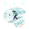 Winter Vibes - Skiing Winter Sports