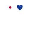 Bandiere della bandiera del Giappone e dell'Europa dell'Unione europea