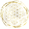 Flower of Life gold