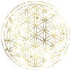 Flower of Life gold