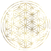 Flower of Life gold
