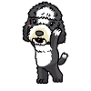 Sheepadoodle Dog Emoticon