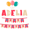 Adelia t-shirt birthday t-shirt