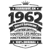FABRIQUÉ EN 1962