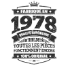 FABRIQUÉ EN 1978