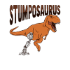 T-rex amputated leg prosthesis