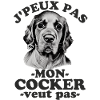 Mon cocker veut pas
