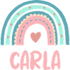 Carla Name Rainbow Baby