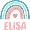 Elisa Name Rainbow Baby