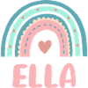 Ella Name Rainbow Baby