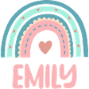 Emily Name Rainbow Baby