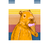 Capybara Fitness Ice Saying
