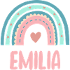 Emilia Name Rainbow Baby