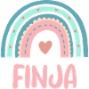Finja Name Rainbow Baby