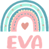 Eva Name Rainbow Baby