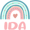 Ida Name Rainbow Baby