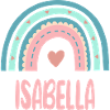 Isabella Name Rainbow Baby