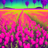 Hippie-Blumen für Exkursionsideen
