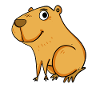 Motif Capybara capybara