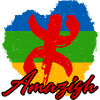 Berber flag Imazighen Amazigh heart