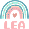 Lea Name Rainbow Baby