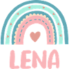 Lena Name Rainbow Baby