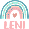 Leni Name Rainbow Baby