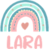Lara Name Rainbow Baby