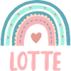 Lotte Name Rainbow Baby