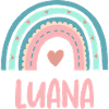 Luana Name Rainbow Baby