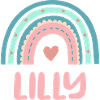 Lilly Name Rainbow Baby